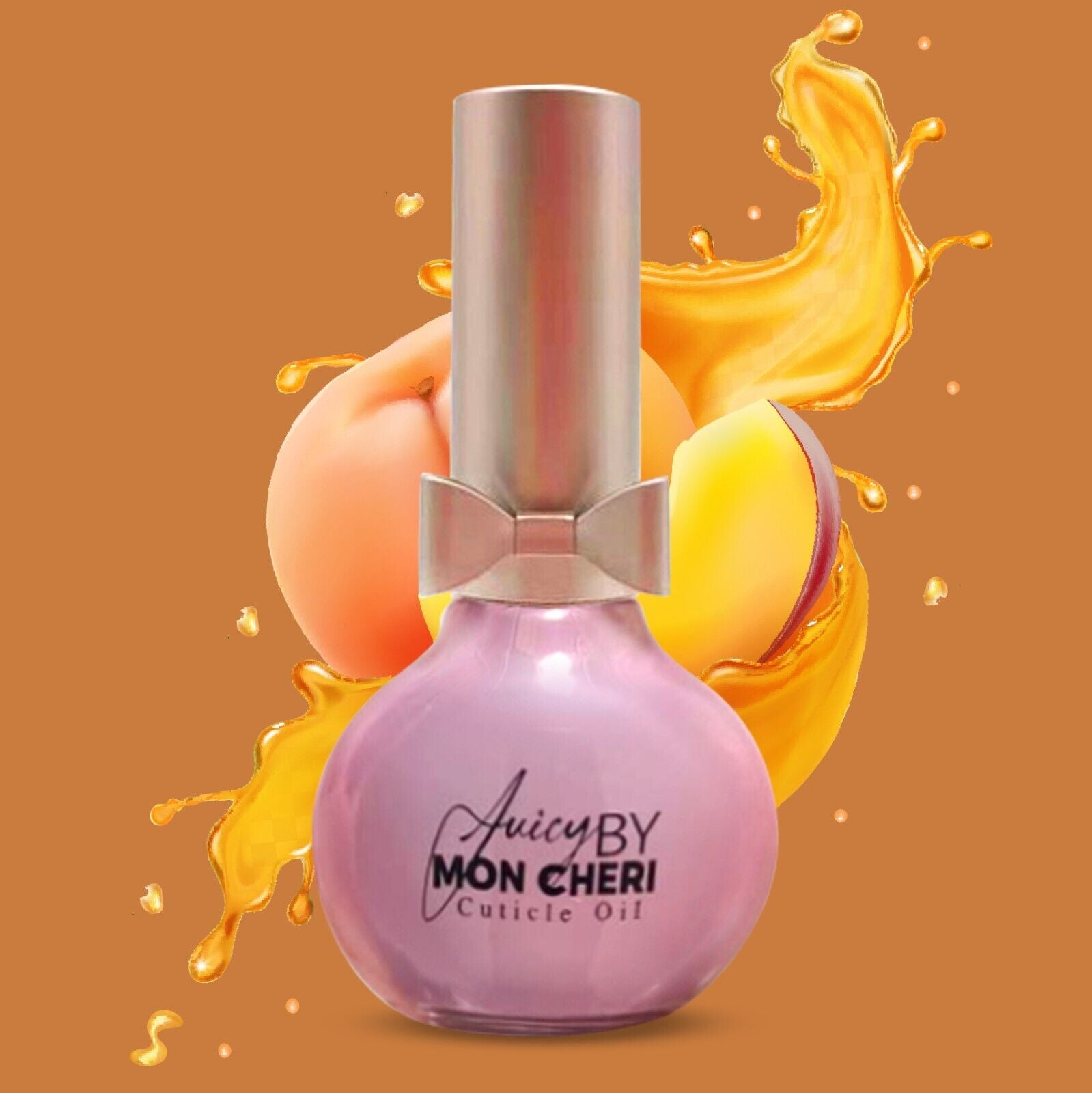 Cuticle Oil Nail Peach Strawberry Lemonade w black seed oil Juicy By Mon Cheri 