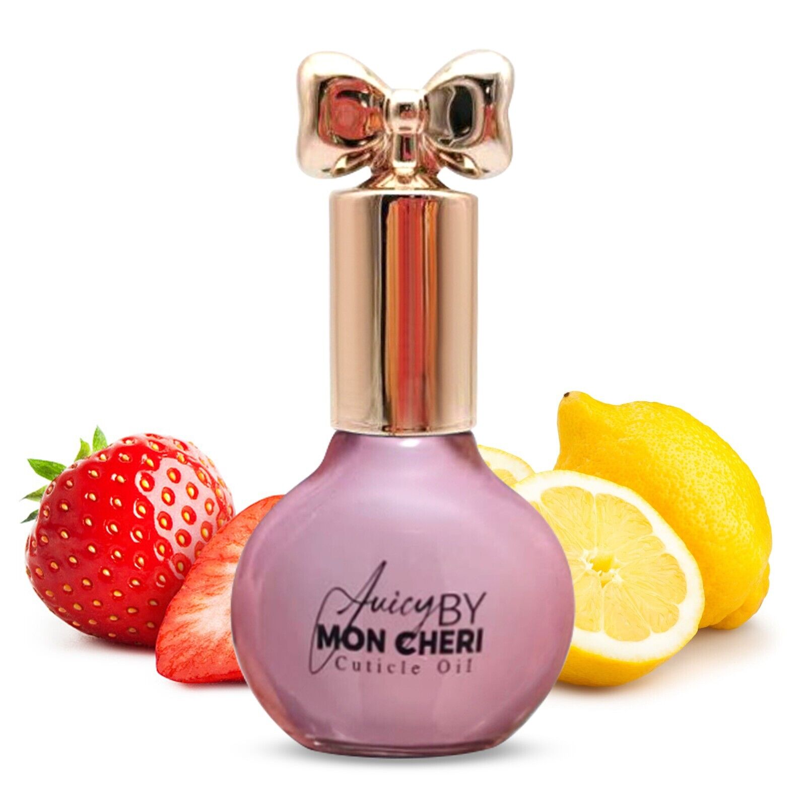 Cuticle Oil Nail Peach Strawberry Lemonade w black seed oil Juicy By Mon Cheri 