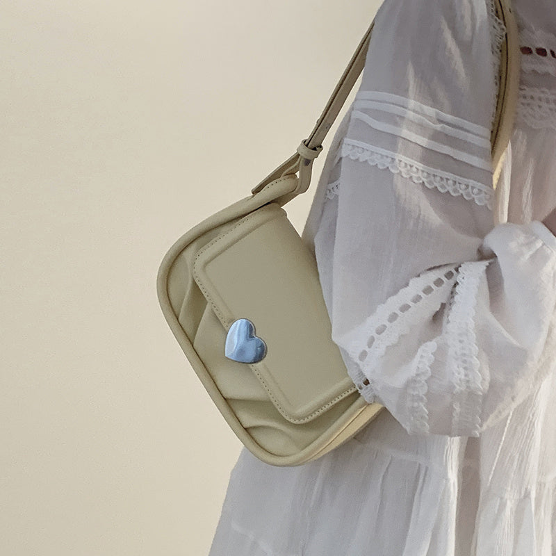 Underarm Women's Fashion Pleated Crossbody Bag