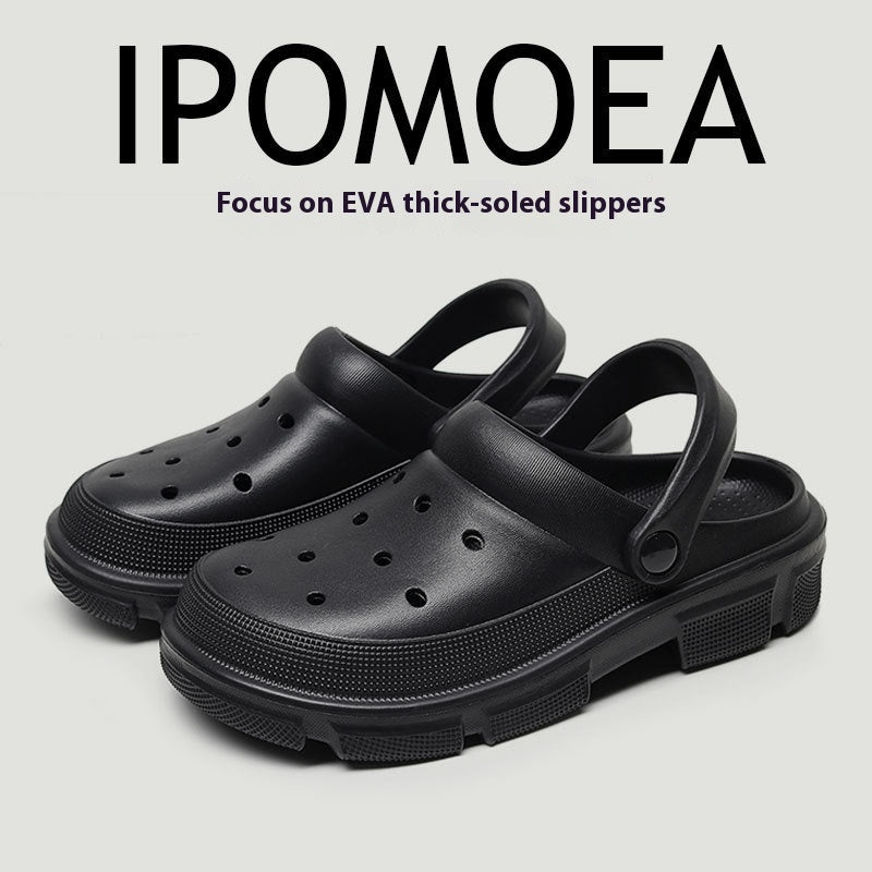 EVA Poop Hole Women's Sandals Summer Indoor Home Bathroom Slippers