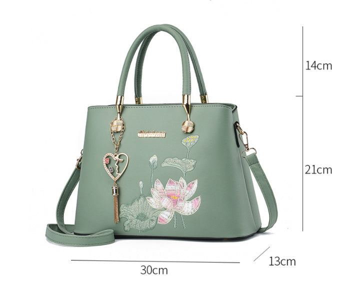 Women's Fashionable All-match Large Capacity Portable Shoulder Messenger Bag