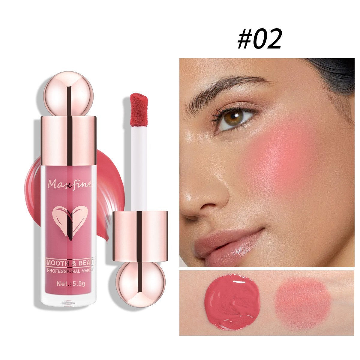 Makeup Liquid Blush Highlight Natural