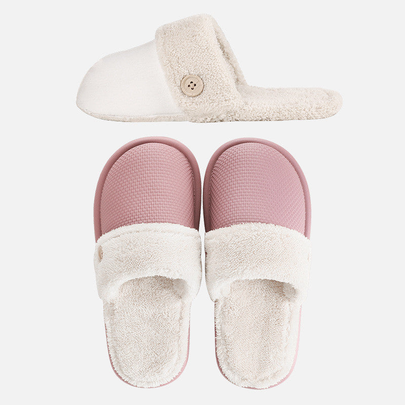 New Autumn And Winter Warm Household Non-slip Home Indoor Removable Slippers