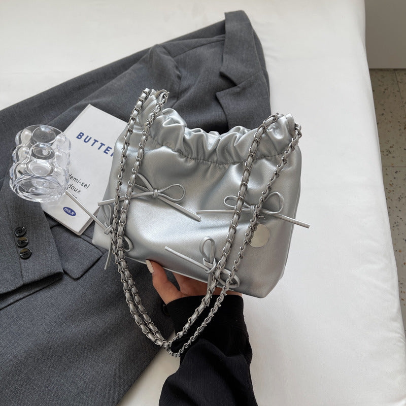 Niche Pleated Design Fashion Crossbody Shoulder Bag