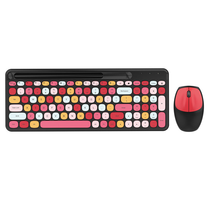 Skyscraper 888 Wireless 2.4G Color Office Wireless Keyboard And Mouse Set