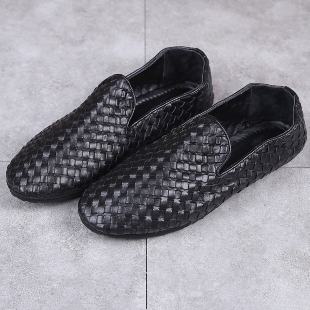 Men's Genuine Leather Doug Shoes Lazy British Korean