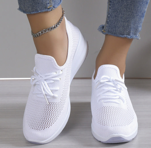 Women's Mesh Breathable Casual Platform Wedge Heels