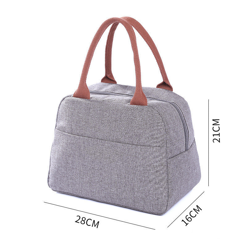 Student Minimalist Portable Oxford Cloth Insulation Bag
