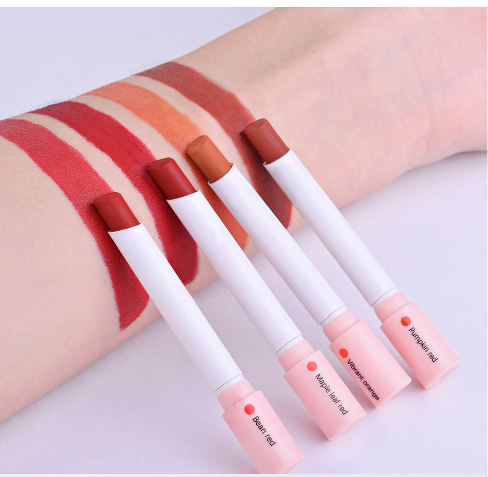 Four-color Matte Moisturizing Not Easy To Fade And Show Off Color Cigarette Lipstick