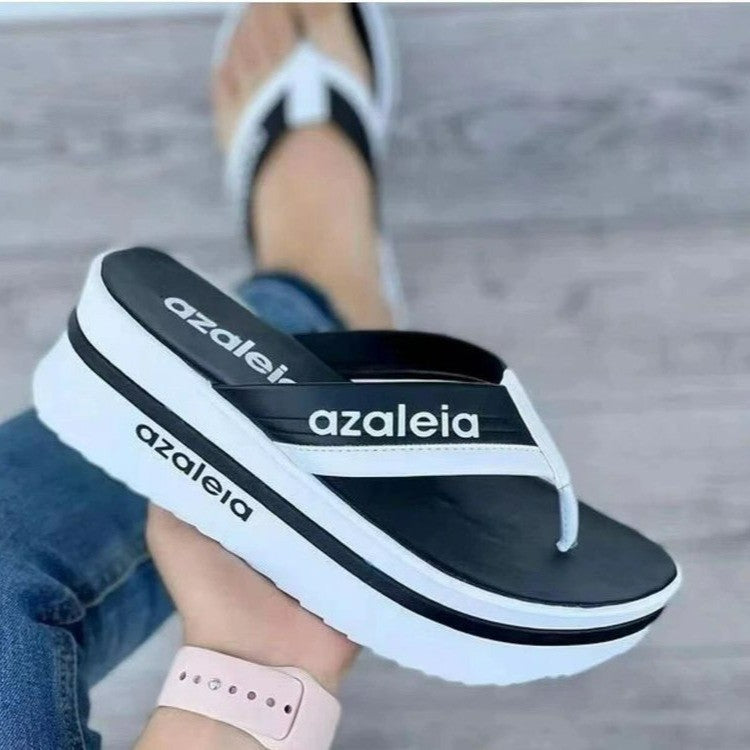 Women's Summer Platform Solid Color Casual Slippers