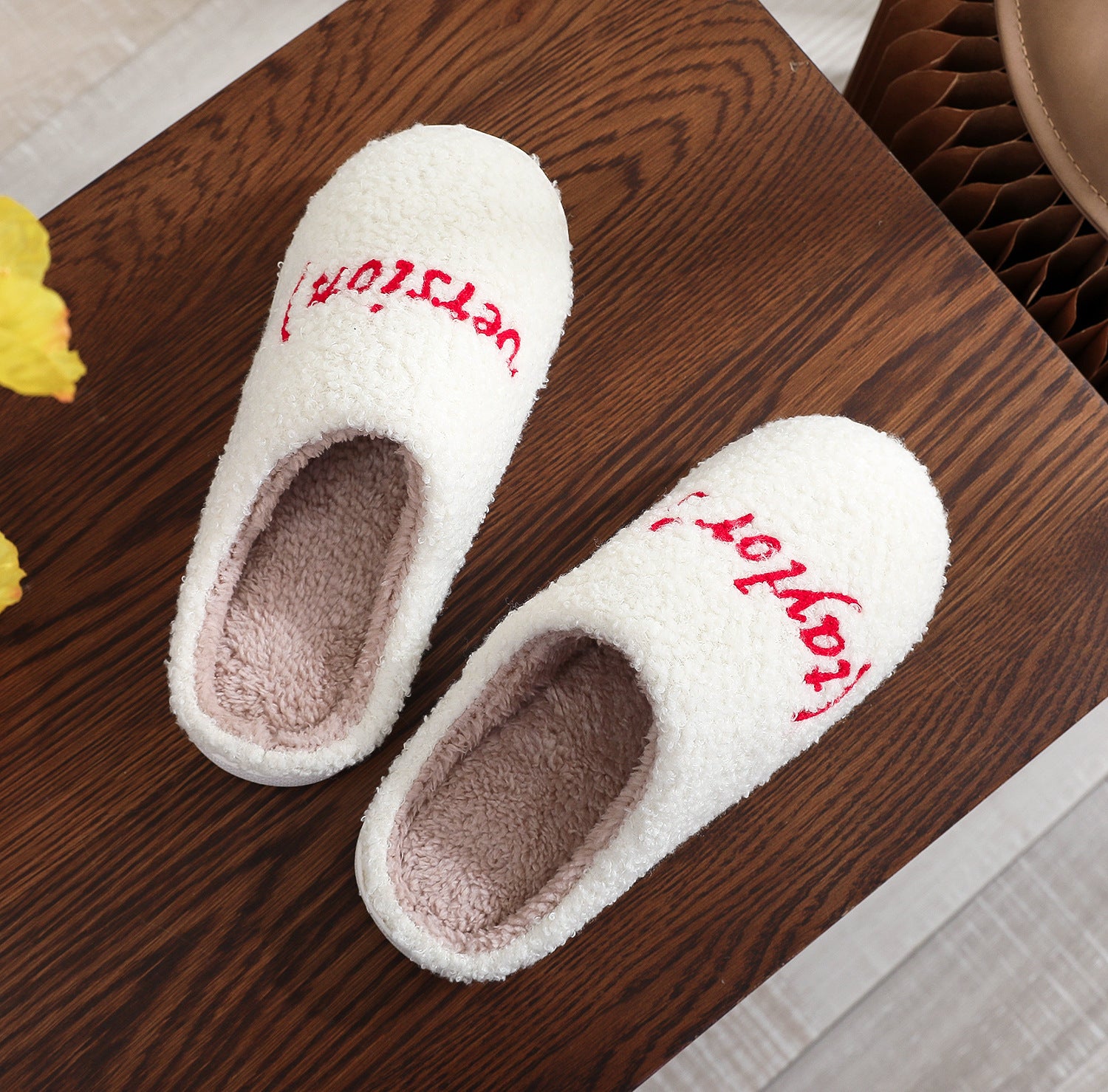 Cotton Slippers Spring Cotton Thick Plush Home Slippers