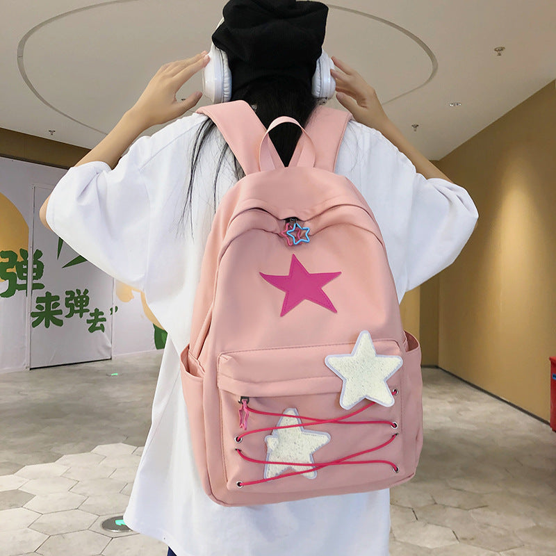 Sweet Girl Backpack XINGX Strap College Style Large Capacity Leisure