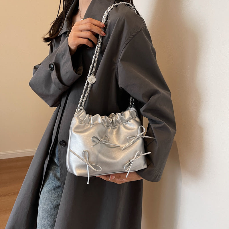 Niche Pleated Design Fashion Crossbody Shoulder Bag