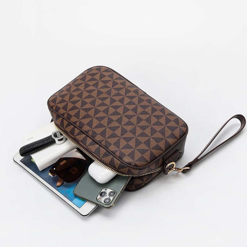 All-matching Printed Clutch Personalized Business Hand-held Bag Clip Wallet
