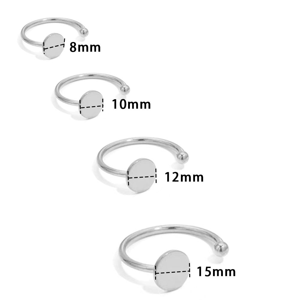 Stainless Steel Ring Simple Joint Accessories