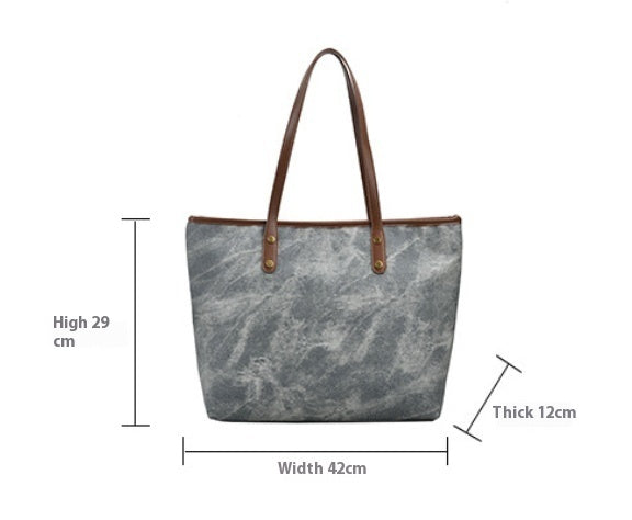 Ladies New Versatile Textured One-shoulder Bag