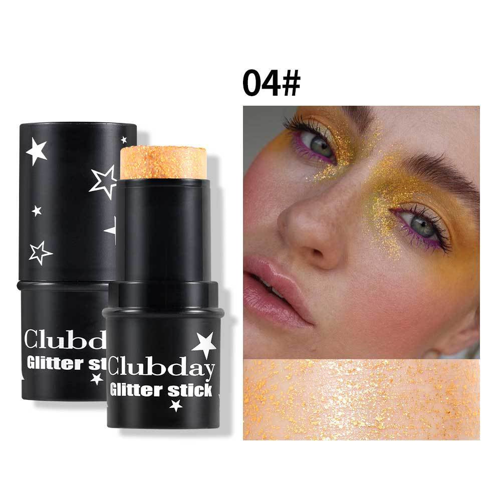 Makeup Sequins Eye Shadow Stick Colorful Stage Makeup Body Sequins Integrated Multi-purpose