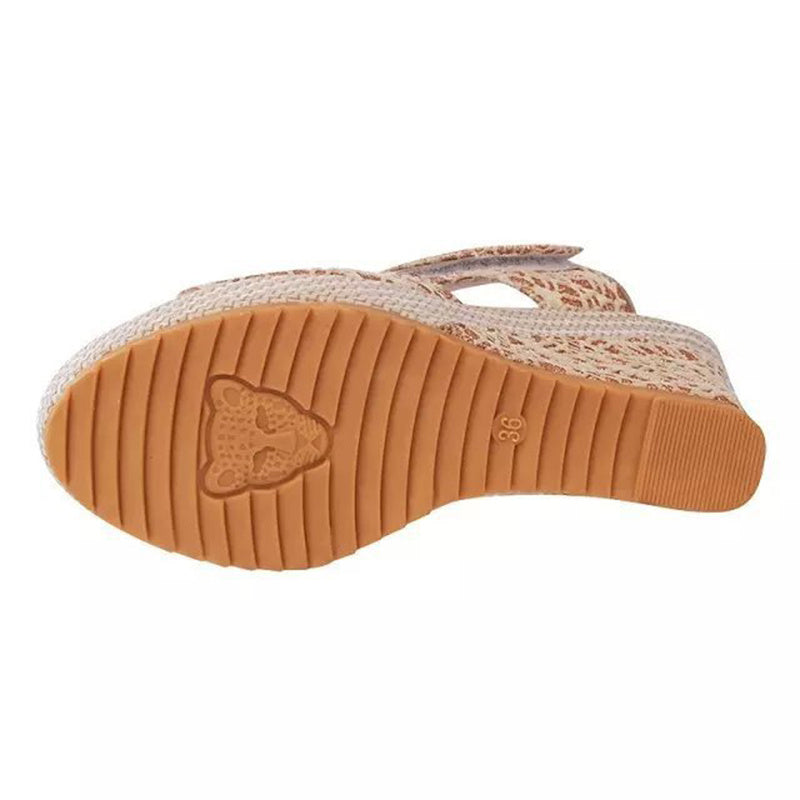Flat bottom high heel sandals