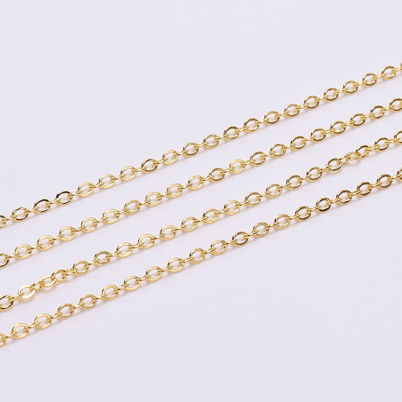 Thin Metal Crushed O-Chain
