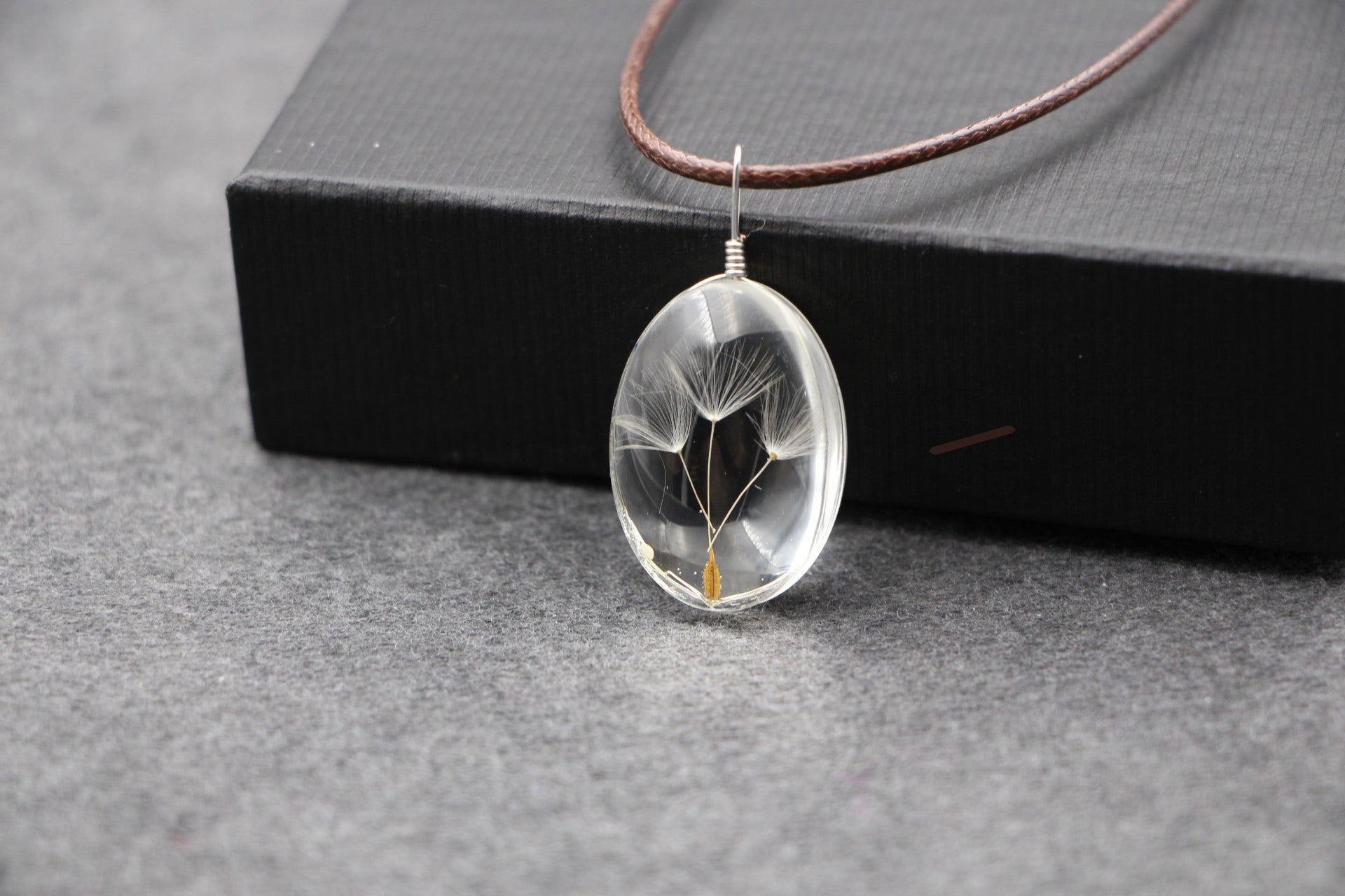 Handmade Natural Dandelion Necklace