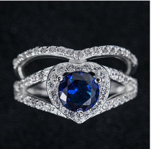 Heart-shaped Diamond Ring