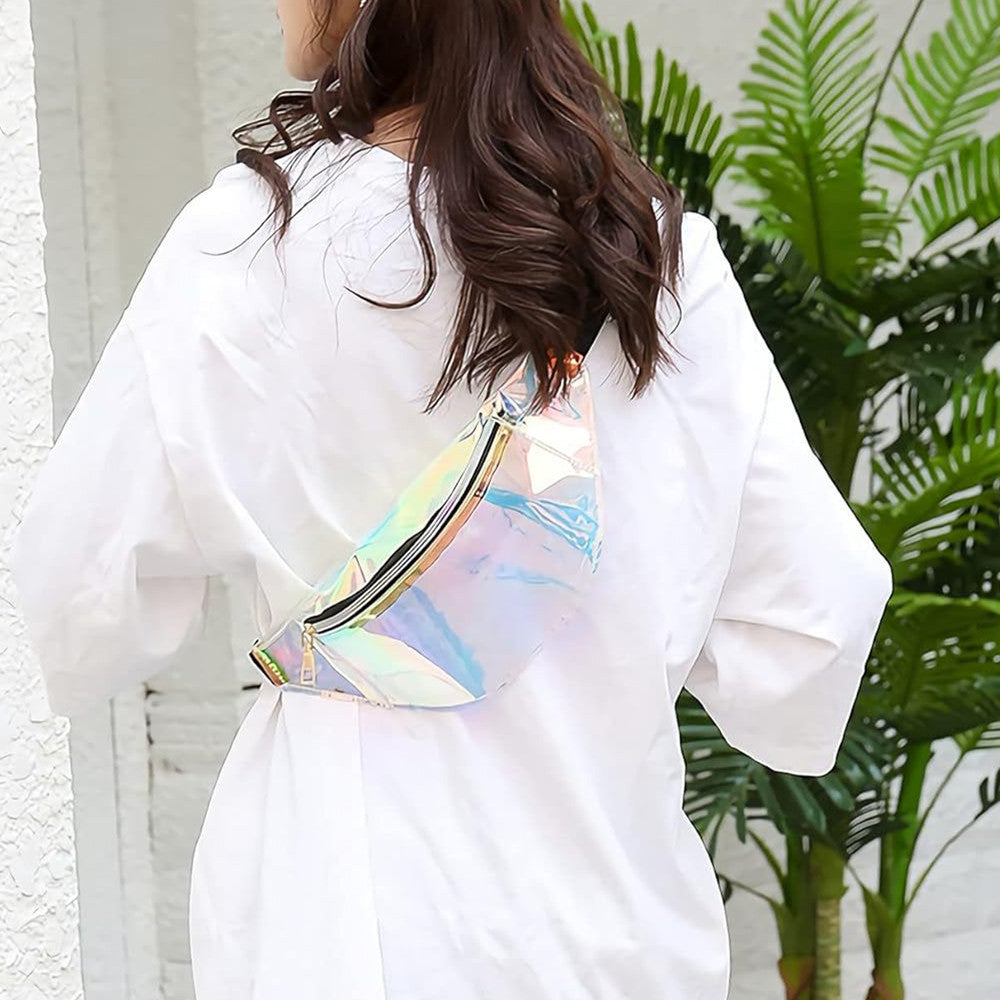 New Colorful Headless Waist Bag Transparent TPU Fashion Shoulder Satchel Chest Bag