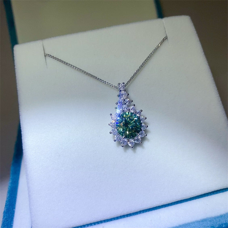 Women's Moissanite Full Diamond Necklace