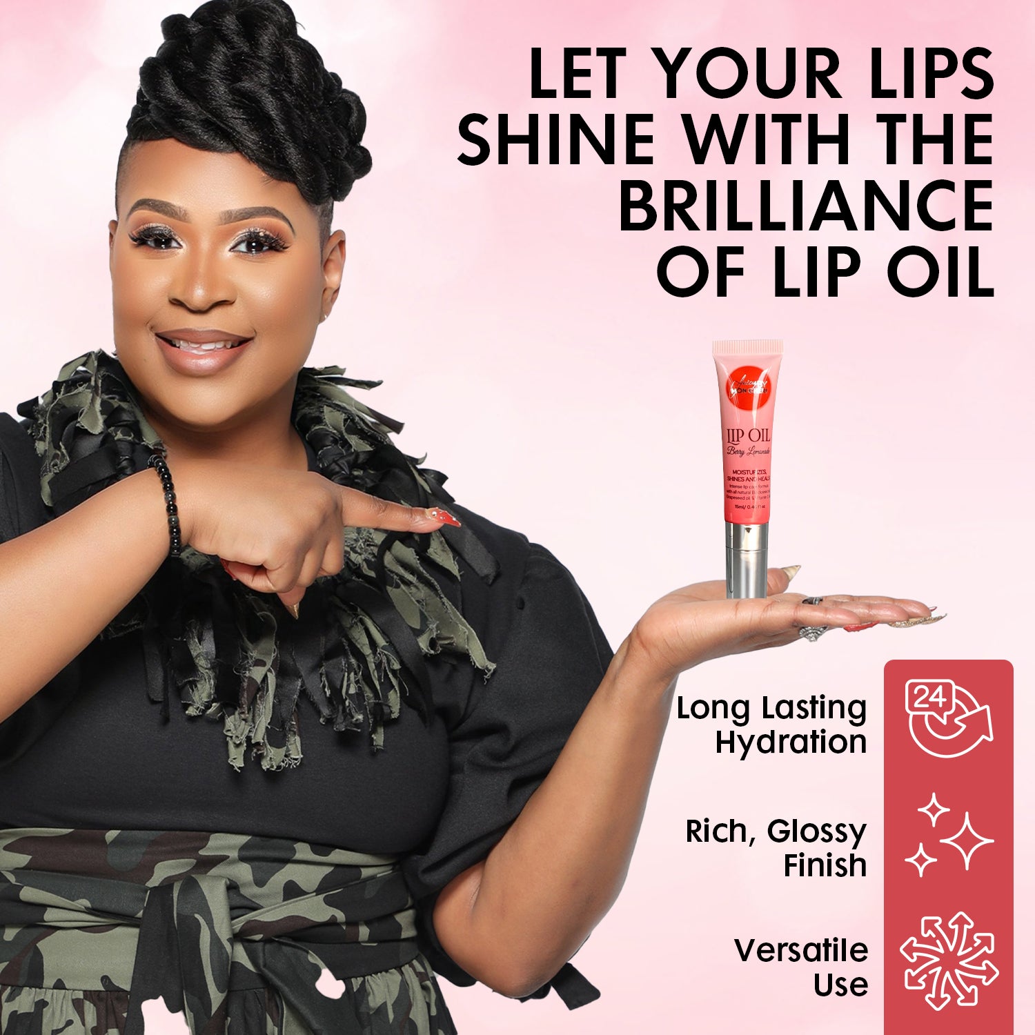 Revitalize Your Lips with Juicy By Mon Cheri Lip Oil - The Ultimate Solution for Moisturized, Shiny, and Healed Lips!