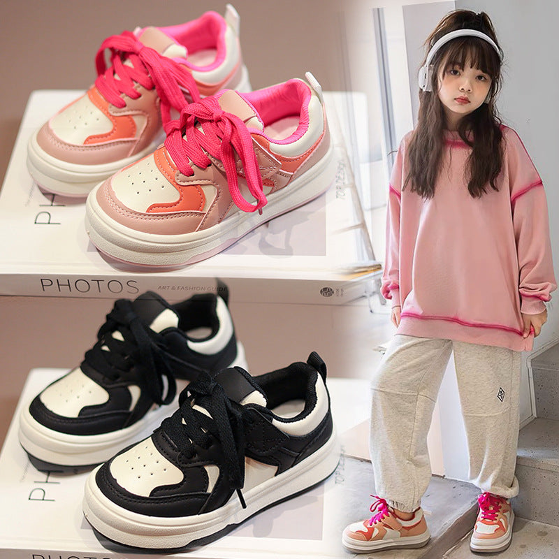 New Autumn Children Sneaker Breathable Low Top Soft Sole Shoes