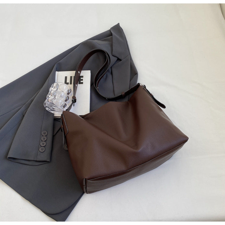 Wide Strap Crossbody Bag Women's Advanced High-capacity