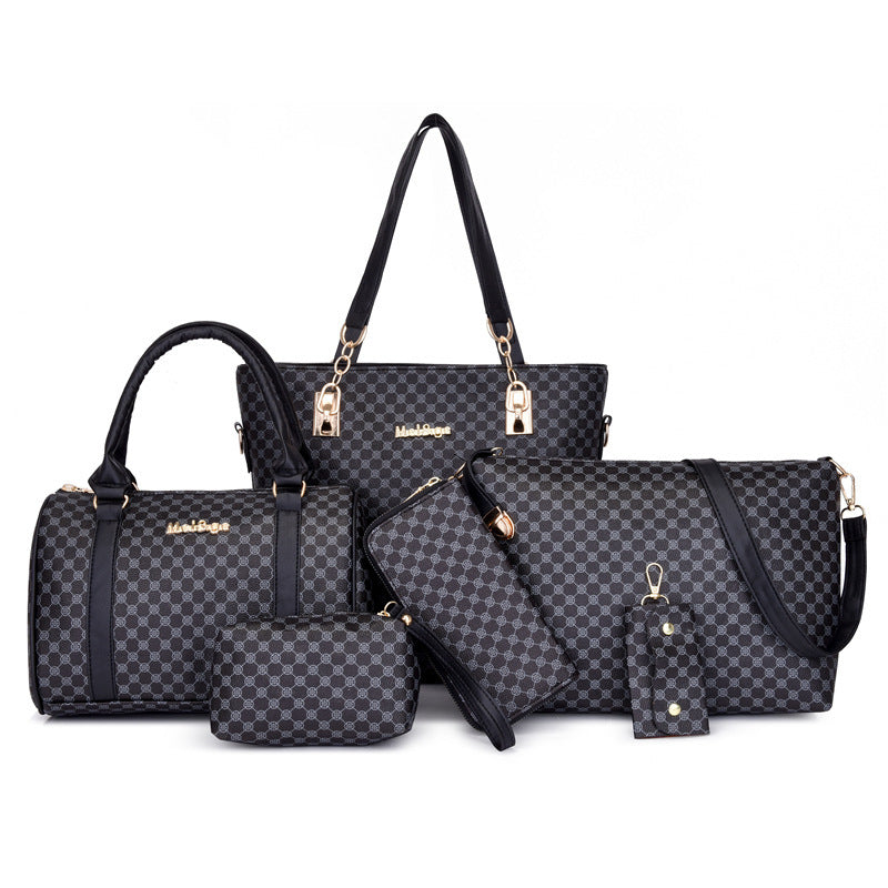 European And American Fashion Six-piece Bag Portable Shoulder