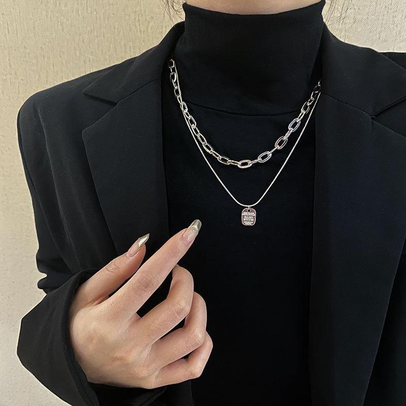 Elegant Double-layer Long Sweater Chain