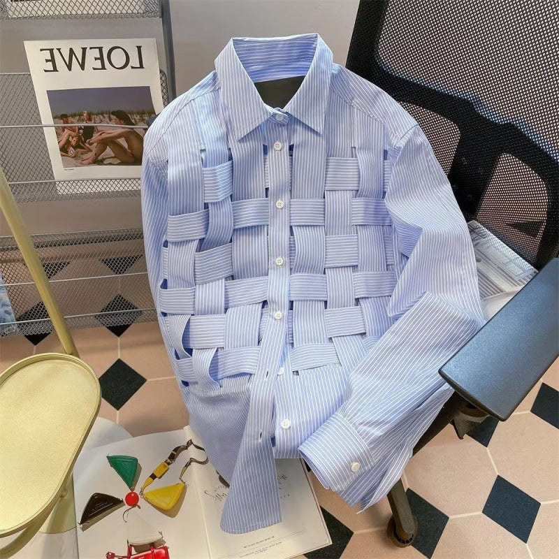 Design Pu Shuai Long-sleeved Shirt For Men And Women