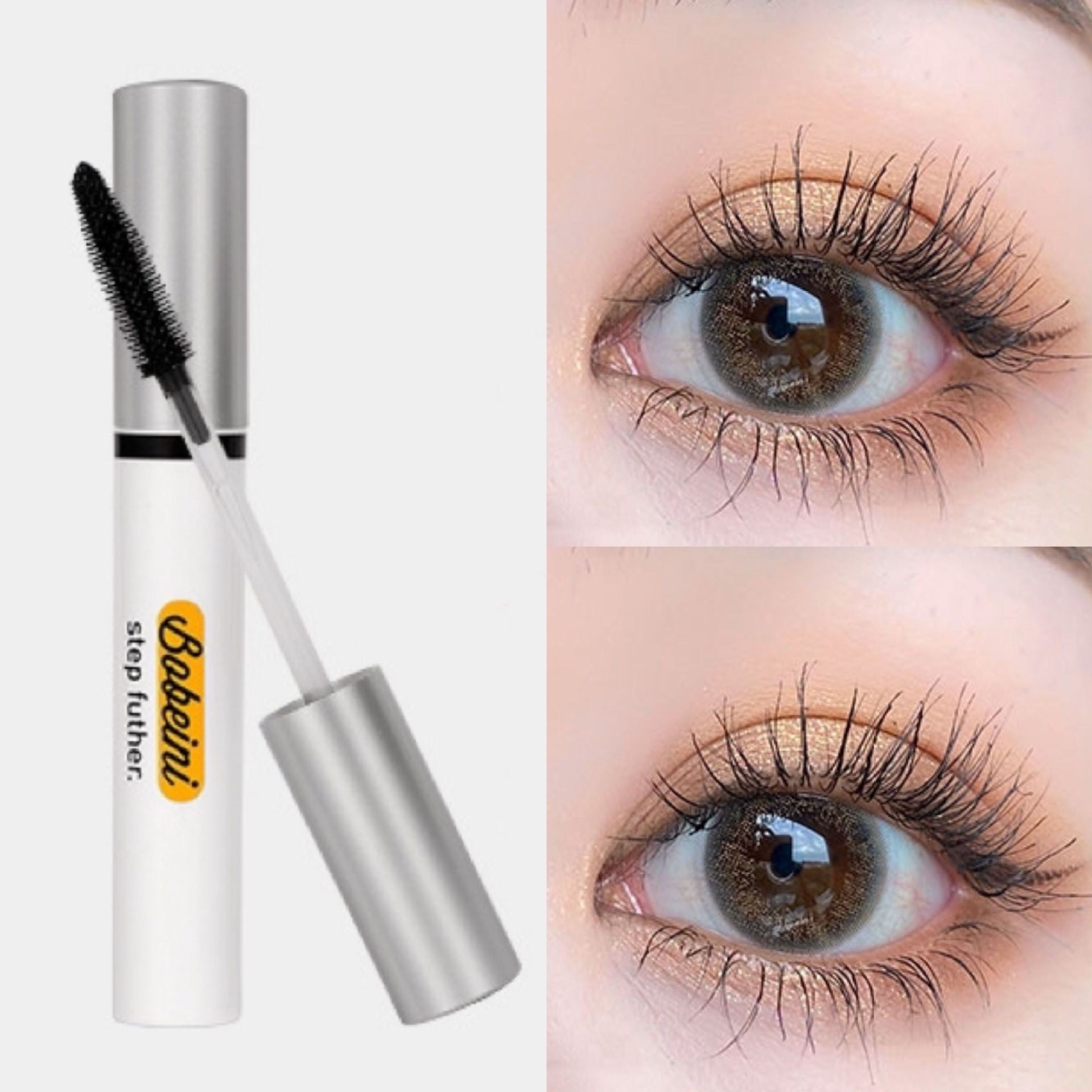Color Mascara Waterproof Long Thick Curl Not Easy To Makeup