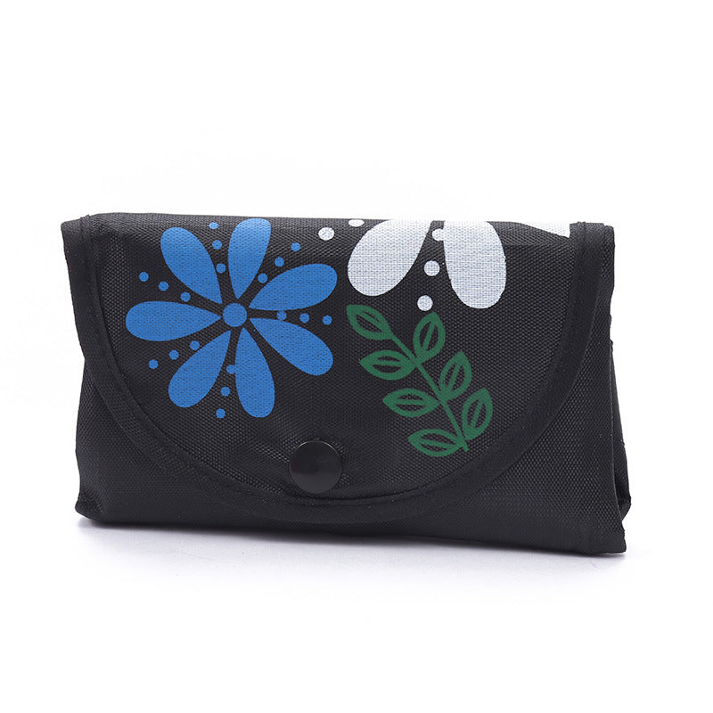 Buckle Handbag 210D Oxford Cloth Wallet Hidden Hook Folding Shopping Bag