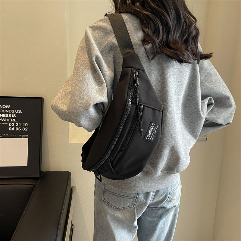 Cool Contrast Color Casual Simple Shoulder Messenger Bag
