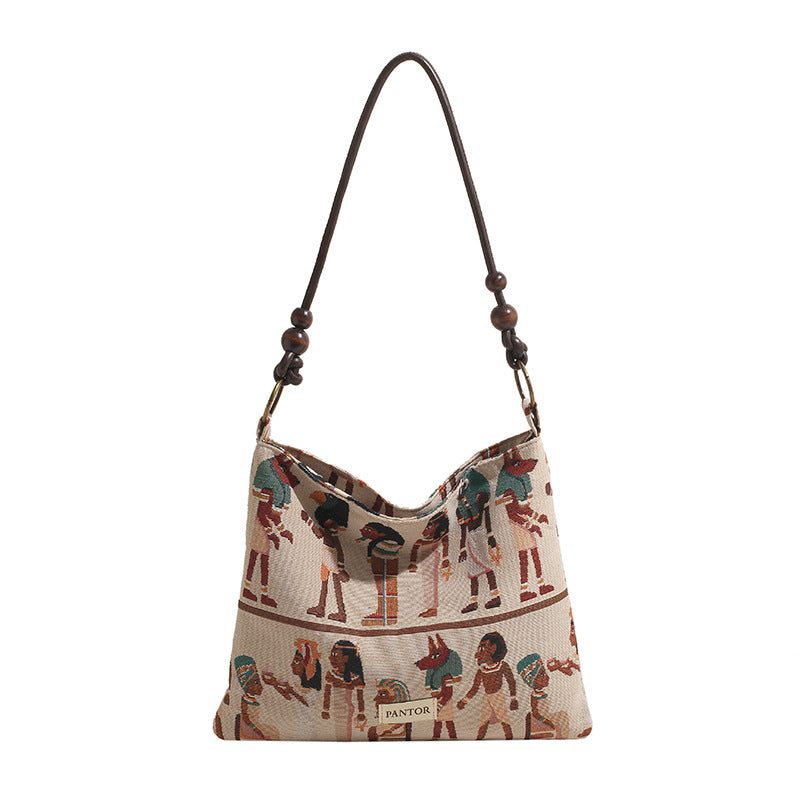 Pharaoh Underarm Bag New Chinese Texture Large Capacity Cloth Bag