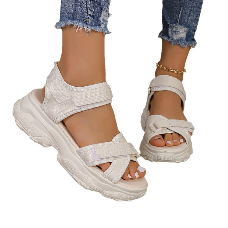 Spring And Summer New Platform Women's Flat Sandals