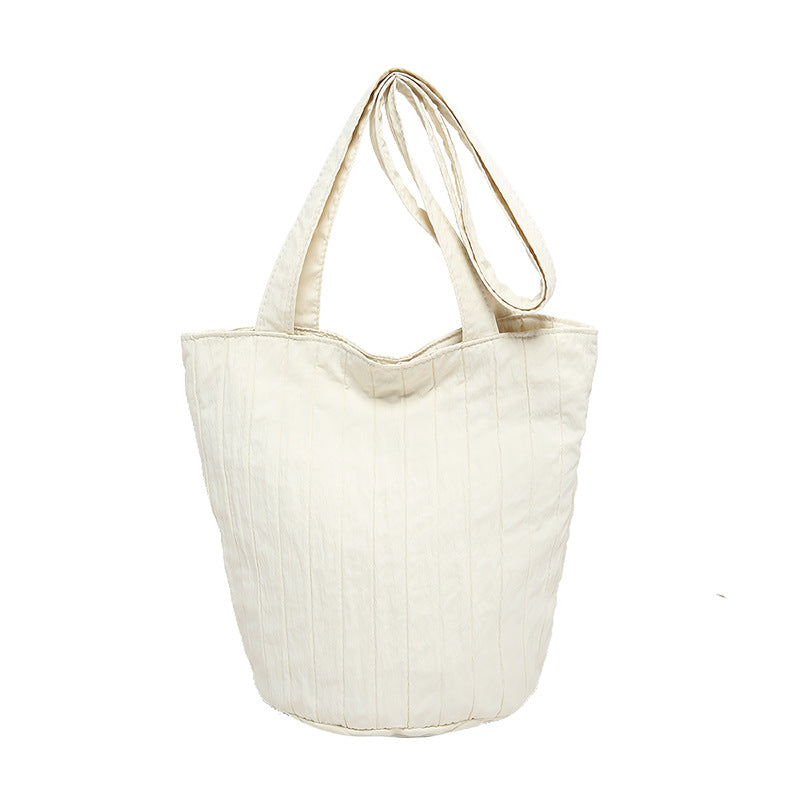 Retro Large-capacity Bucket Special-interest Shoulder Bag