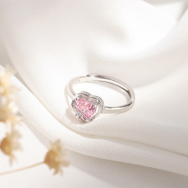 Fashion Personality Ladies Love Heart-shaped Ring