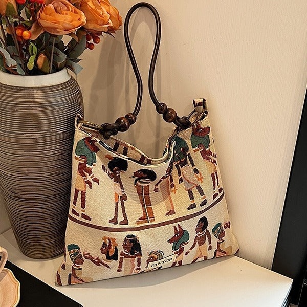 Pharaoh Underarm Bag New Chinese Texture Large Capacity Cloth Bag