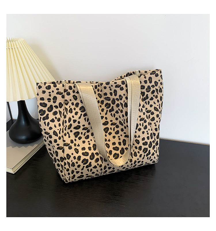 Fashion Leopard Print Tote Shoulder Bag