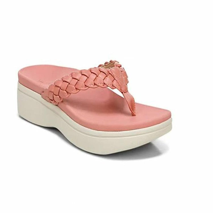 Women's Fashion Tall Thick Sole Sandwich Slippers