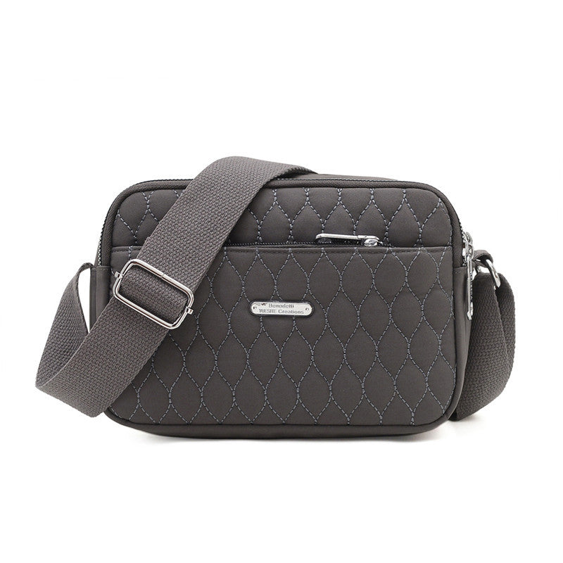 Rhombus Creative Fashion Solid Color Large Capacity Shoulder Messenger Bag