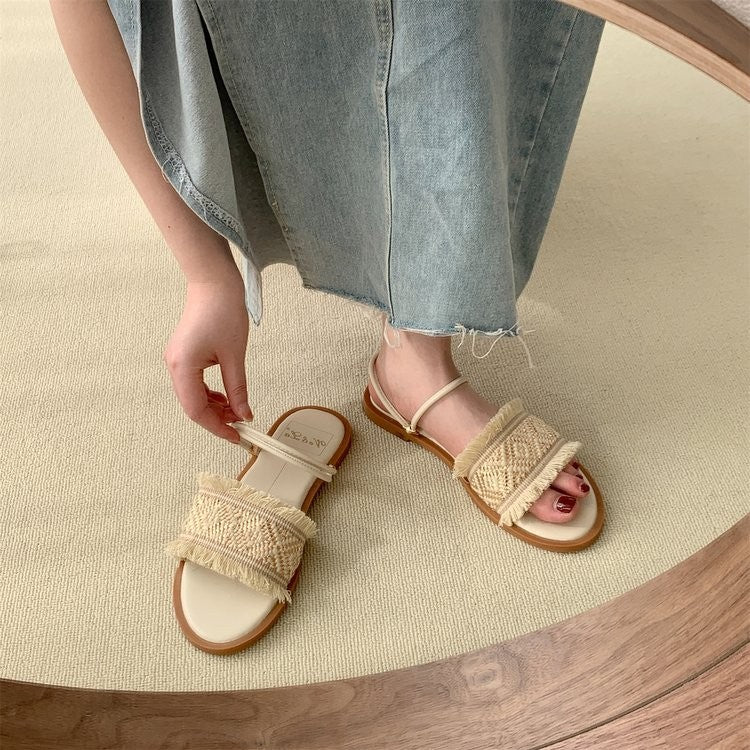 Fashionable All-match Two-way Slippers