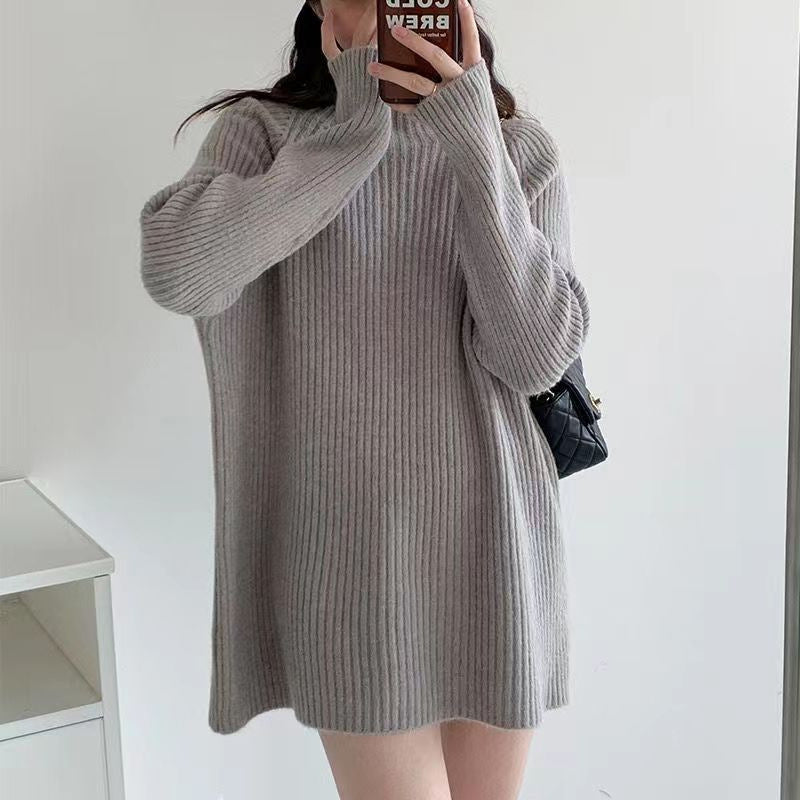Half Turtleneck Pullover Autumn And Winter Long Sleeve Sweater