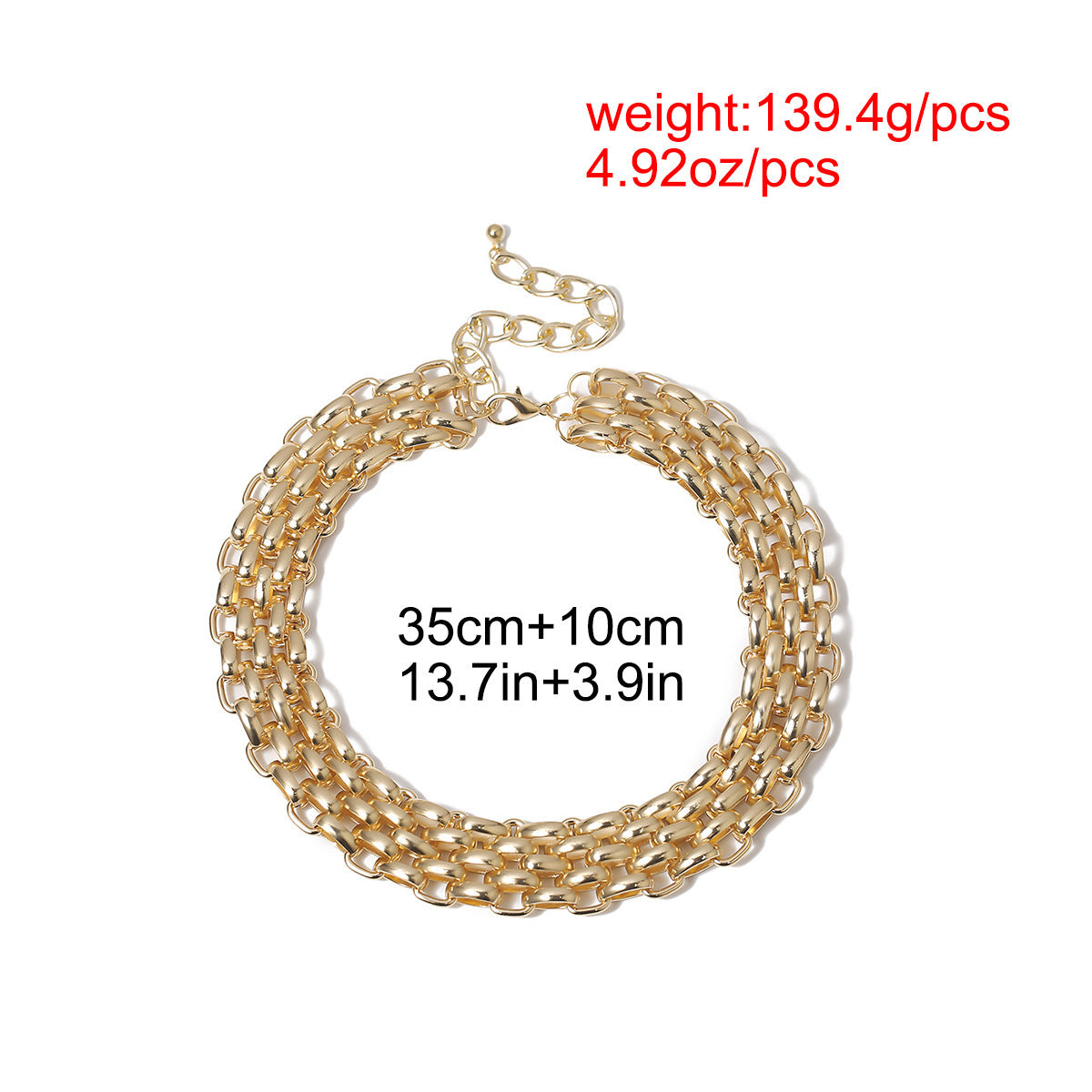 Women's Exaggerated Thick Chain Necklace Retro