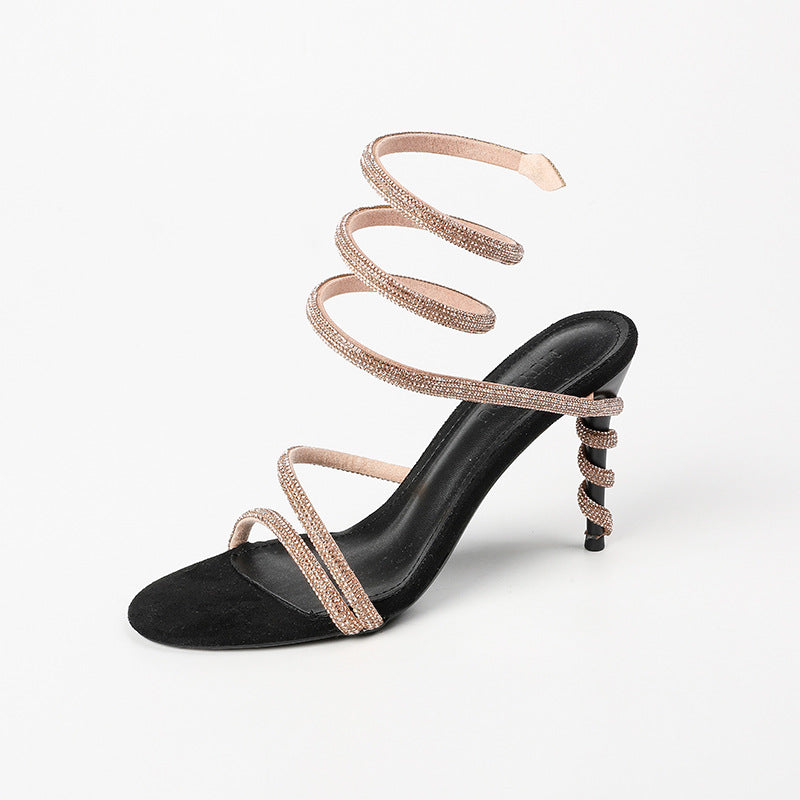 Ankle-strap Stilettos High Heel Sandals For Women