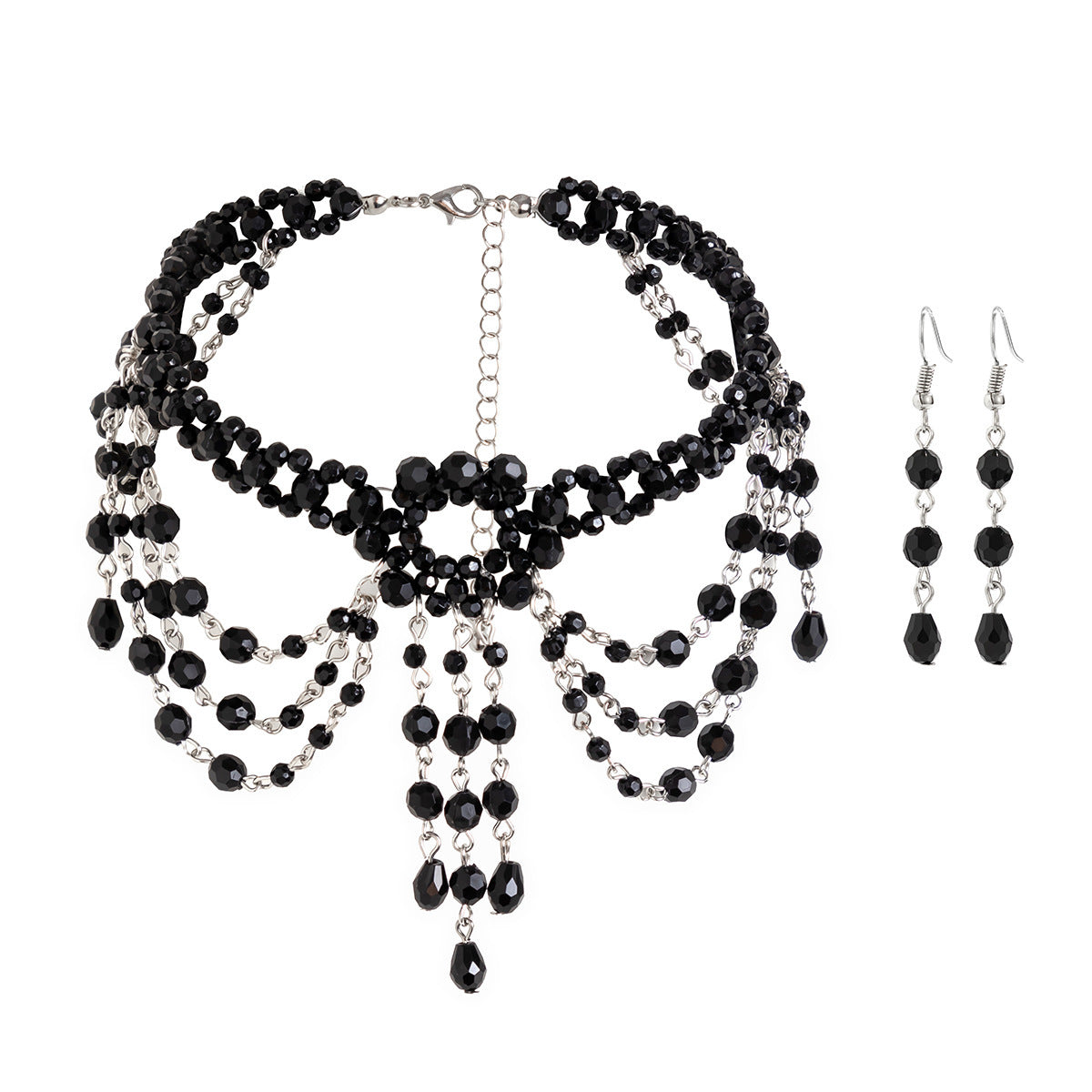 Gothic Beaded Weave The Crystal Set
