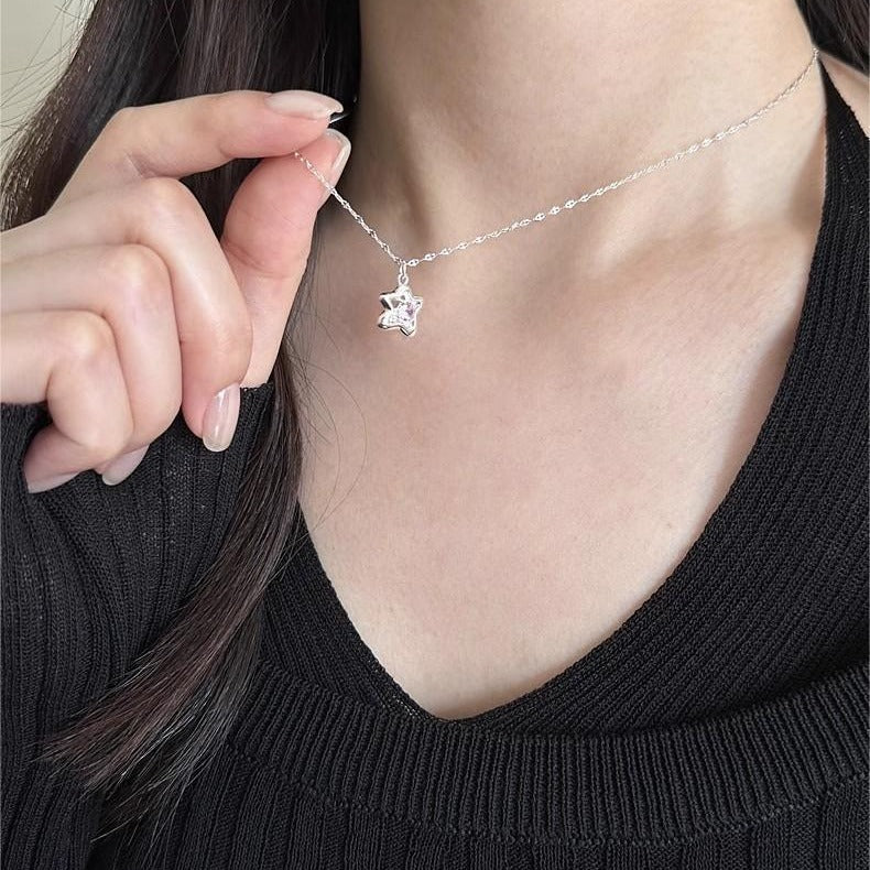 Irregular Five-pointed Star Necklace For Women Special-interest Design